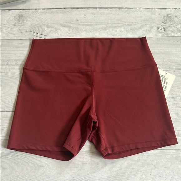 NWT Lululemon Align‎ HR Short 6” sz 14 MLWI Mulled Wine - Picture 1 of 6